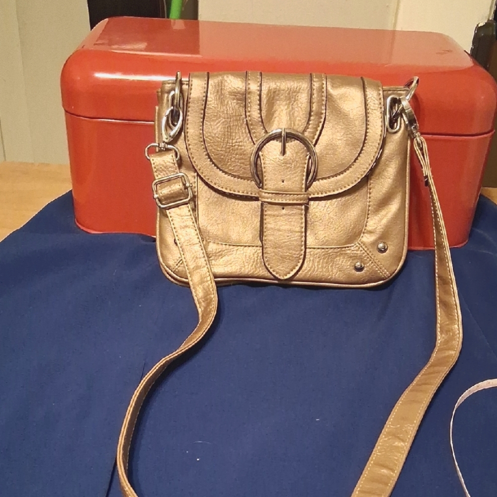 Mondani New York Gold Crossbody